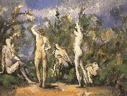 Paul Cezanne, were five men and Bath